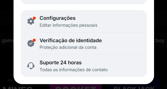 Verificar a conta Verificar a conta
