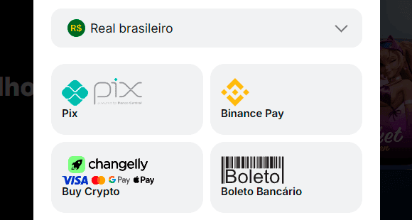 Fazer um depósito e começar a jogar Fazer um depósito e começar a jogar
