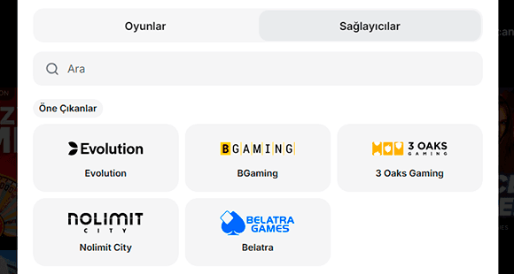 Sağlayıcı filtresi