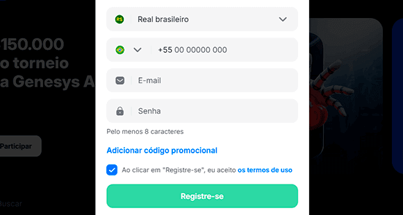 Criar conta Criar conta