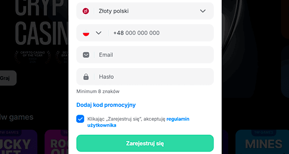 Zarejestruj konto